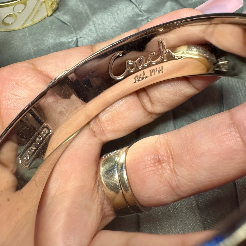 Authentic Coach Enamel Bangles - Picture 6 of 8